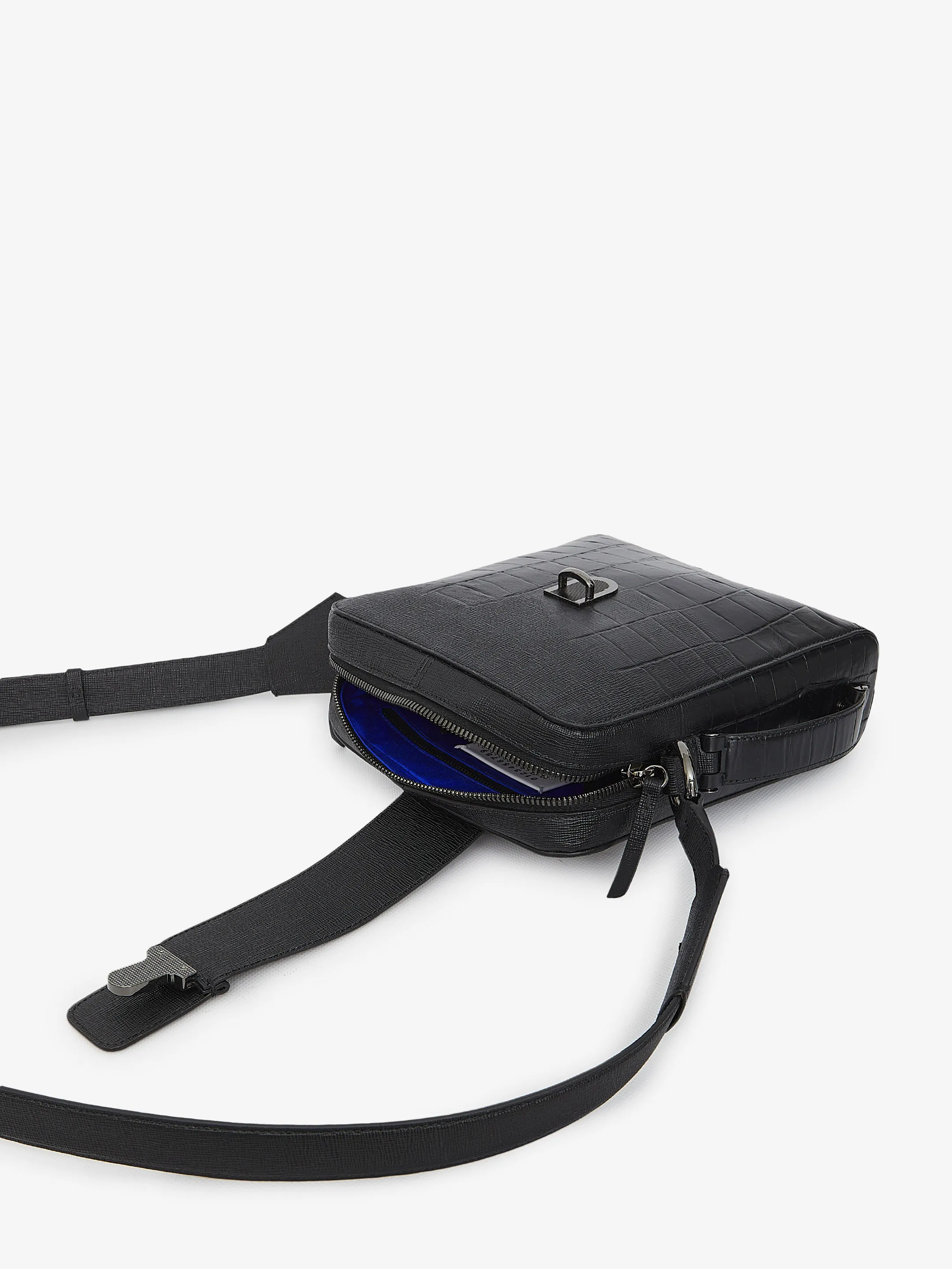 four-stitch leather shoulder bag