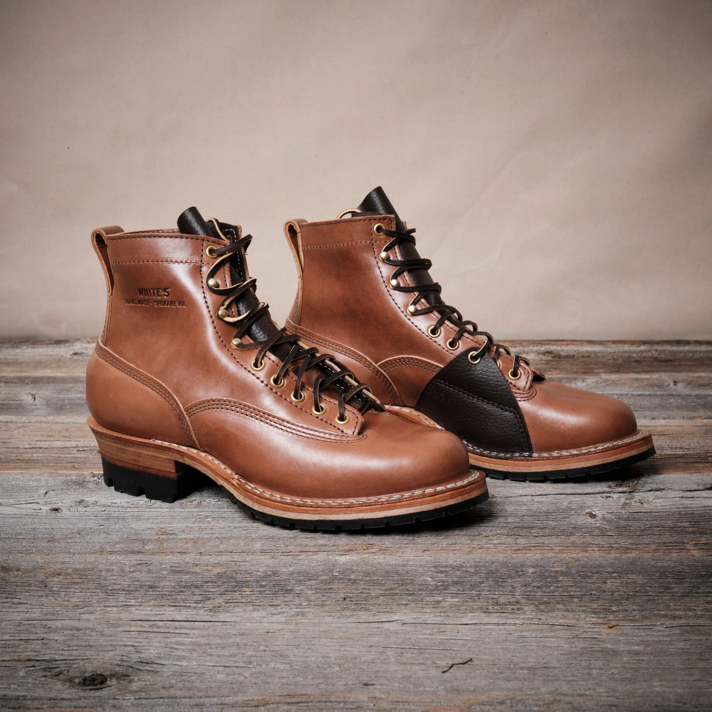 FREENOTE CLOTH X WHITE'S BOOTS - LINEMAN LTT - MARYAM TOSCANELLO HORSEBUTT & SEIDEL BROWN VOYAGER