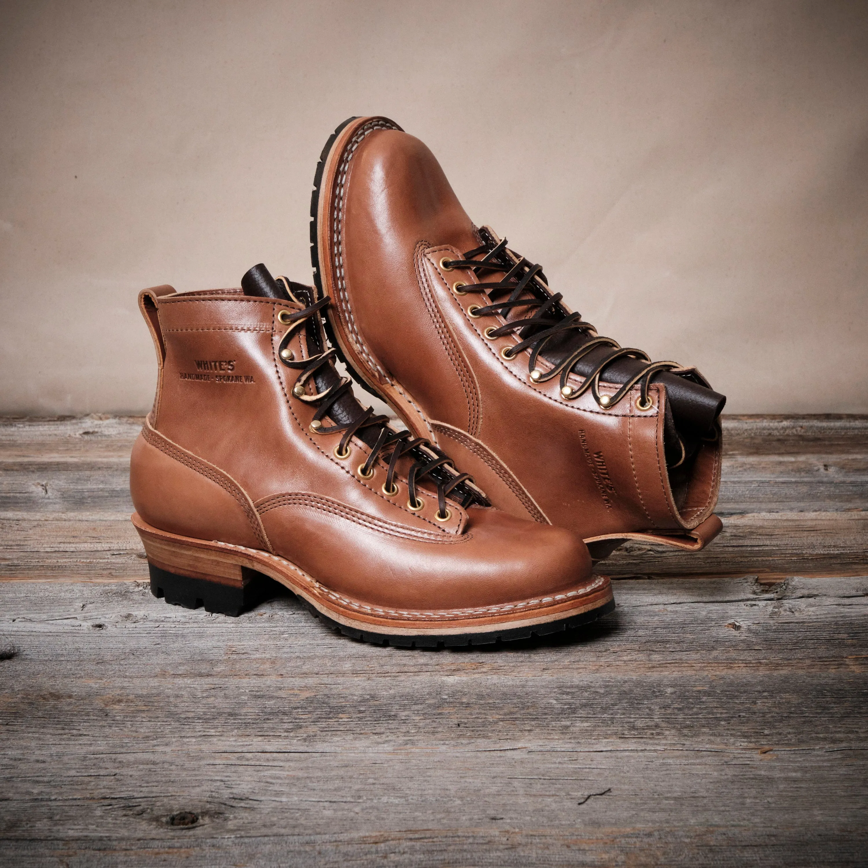 FREENOTE CLOTH X WHITE'S BOOTS - LINEMAN LTT - MARYAM TOSCANELLO HORSEBUTT & SEIDEL BROWN VOYAGER