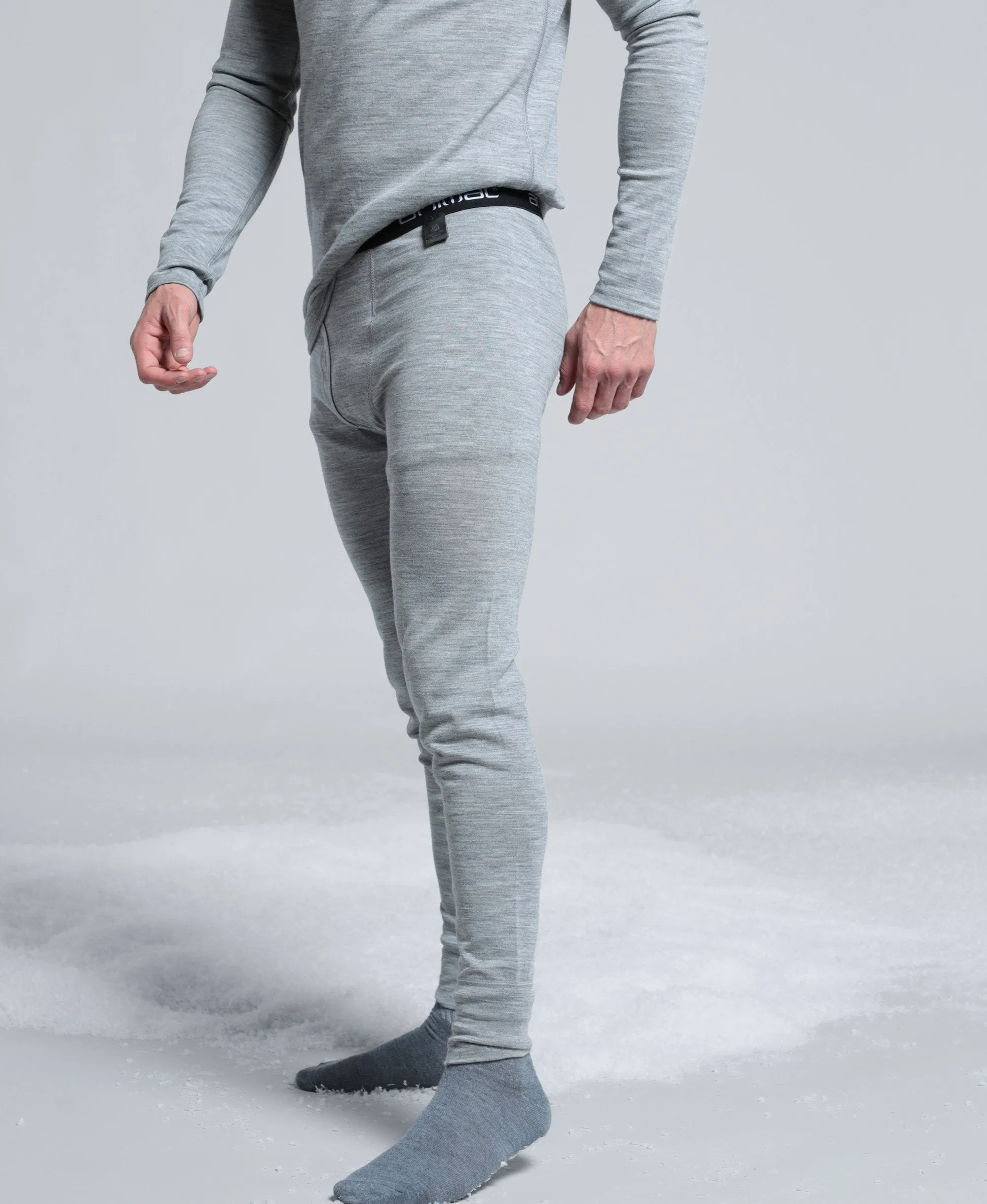 Frosty Mens Merino Leggings - Grey