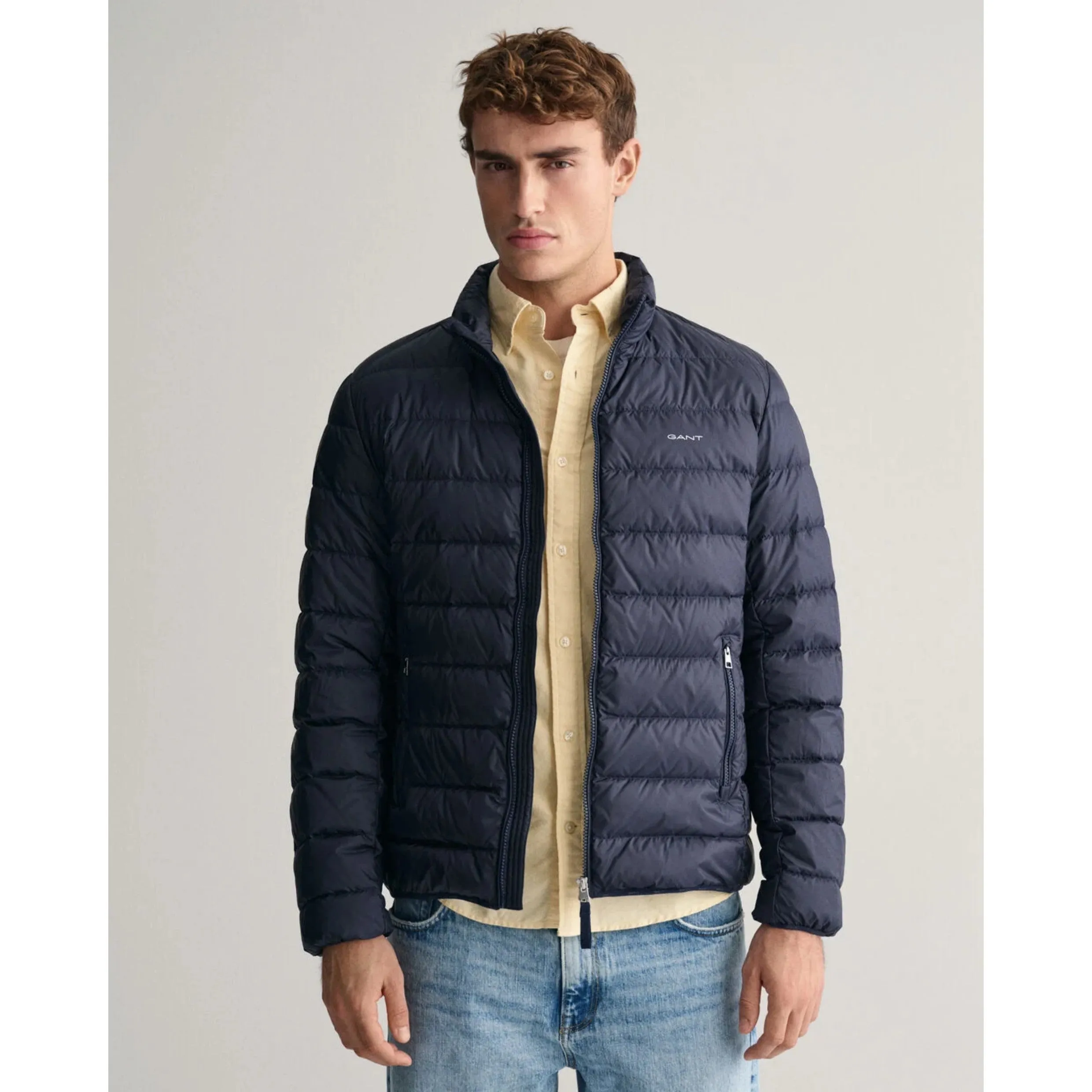 GANT Light Down Jacket 7006298 Evening Blue