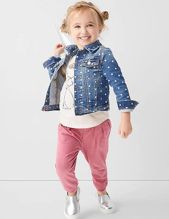 GAP Baby Pink Knot Bow Joggers