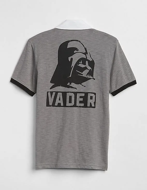 GAP Boys Grey Star Wars™ Polo Shirt
