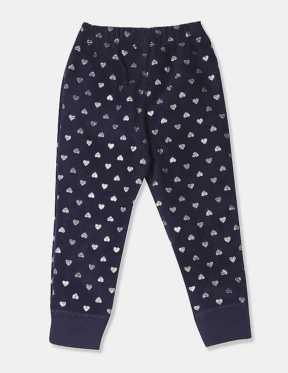 GAP Girls Blue Fleece Pull-On Joggers