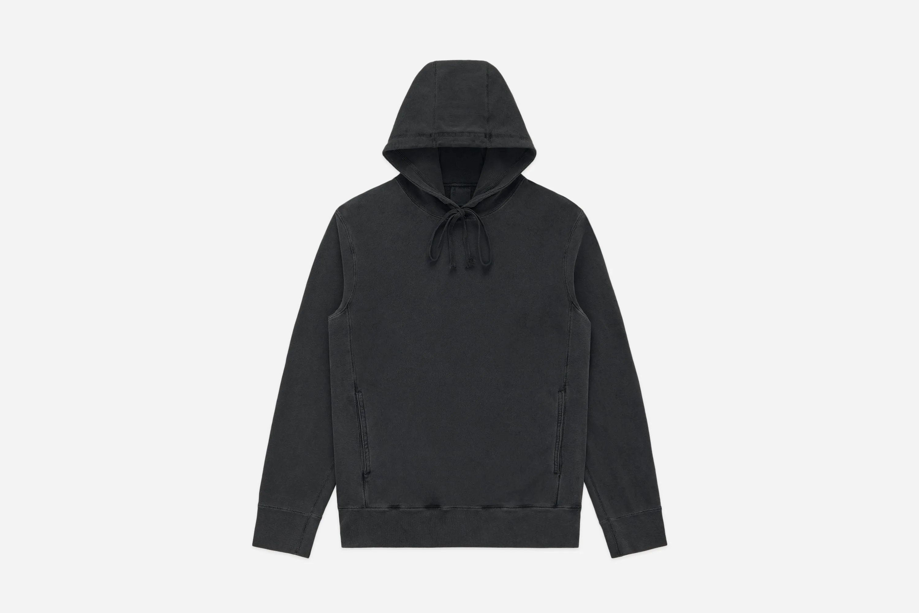 Garment Dyed French Terry Pullover ~ Smoke
