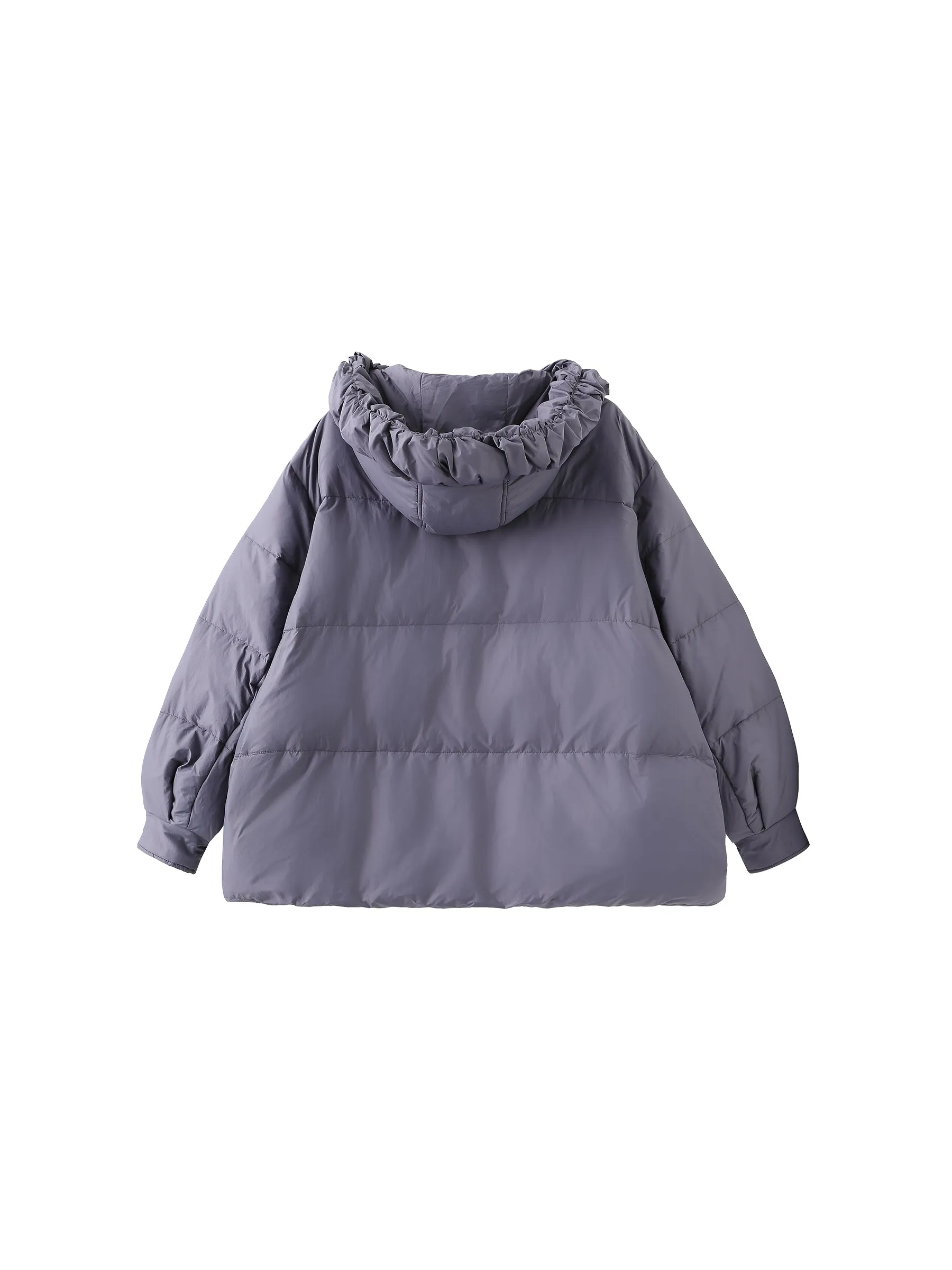 Gathered Short Puffer Jacket