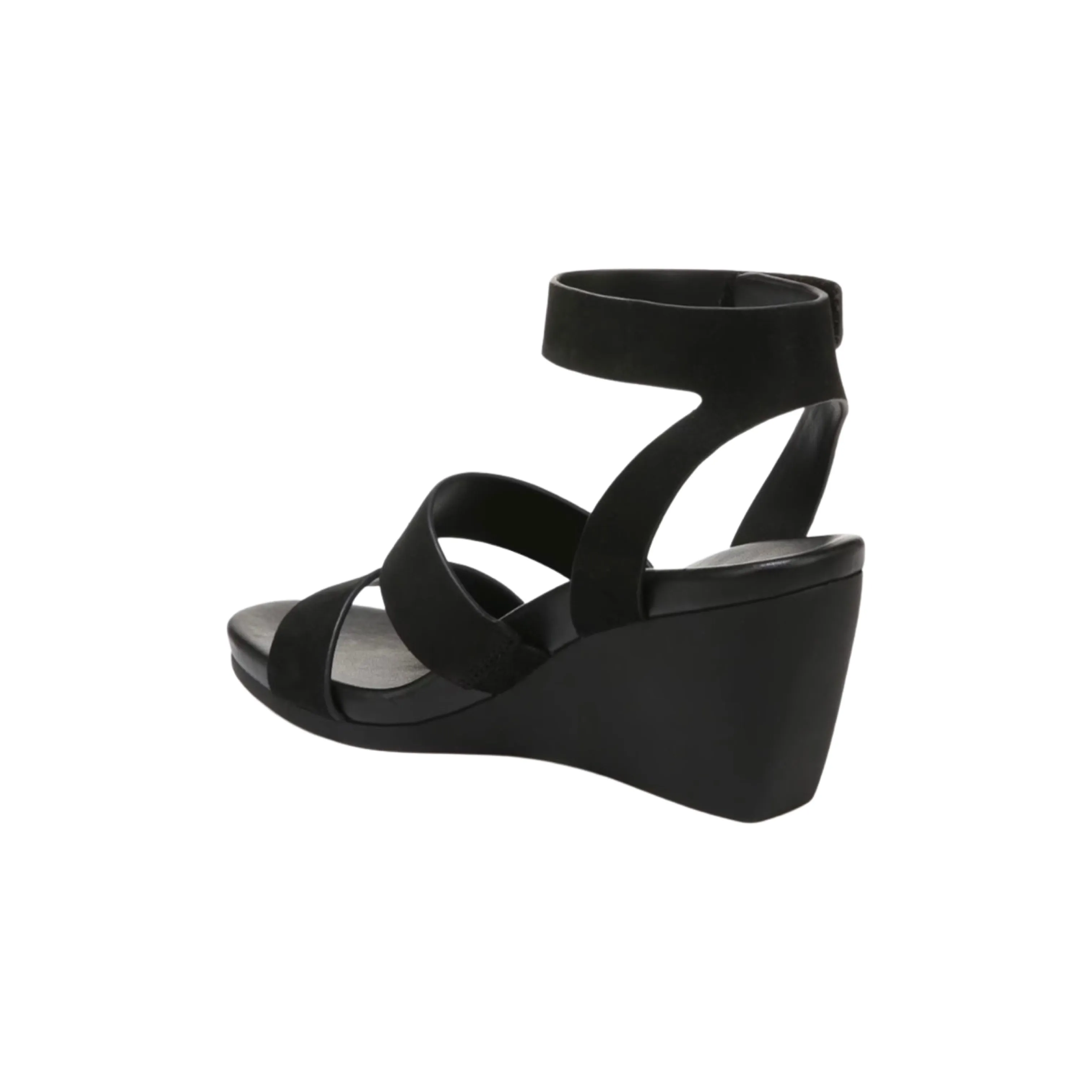 Gennignite Black Nubuck Wedge