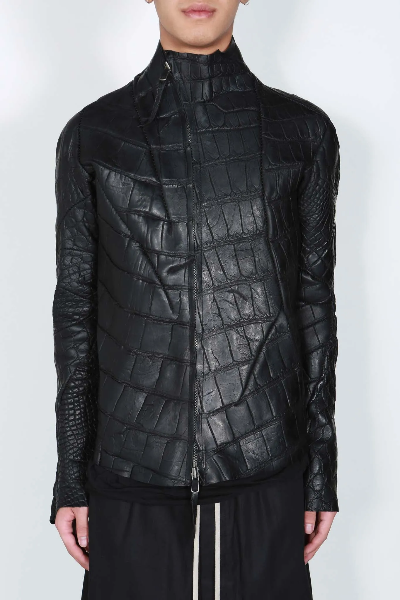 Genuine Alligator Leather Jacket