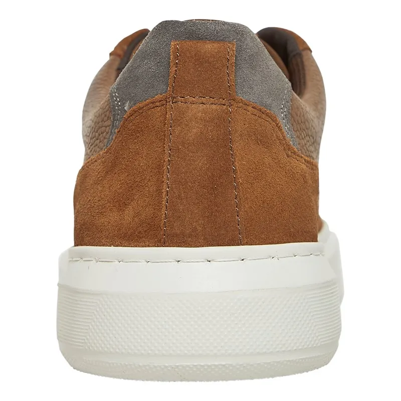 GEOX Mens Deiven Trainers Browncotto