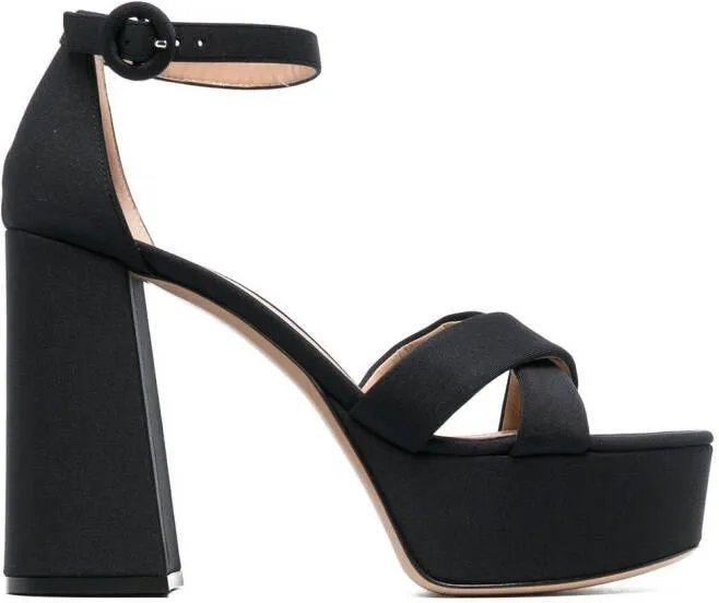 Gianvito Rossi Sheridan 120mm platform sandals Black