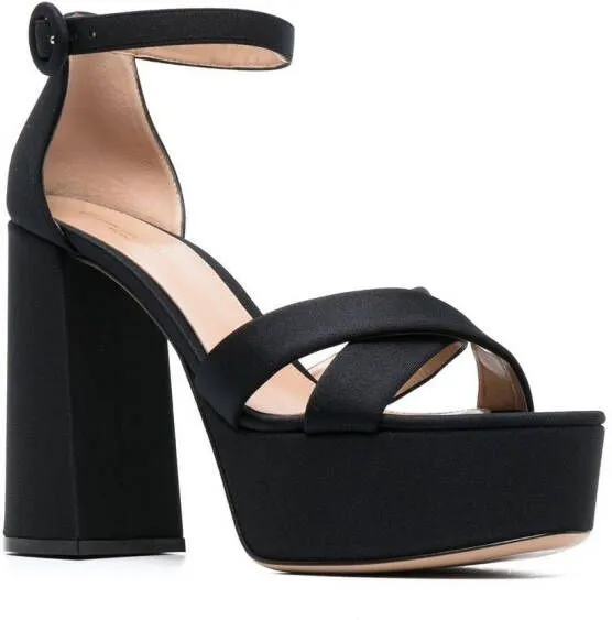 Gianvito Rossi Sheridan 120mm platform sandals Black