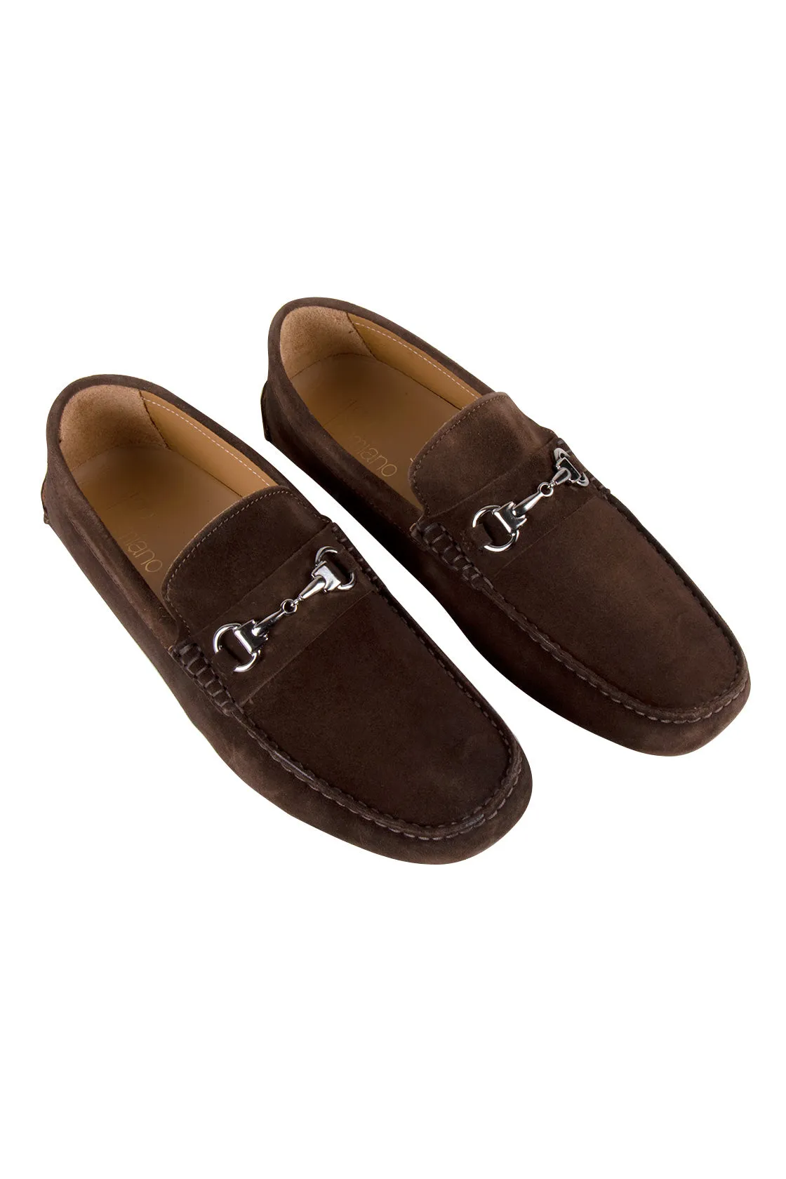 Gio Damiano Camoscio Suede Loafers Terracotta