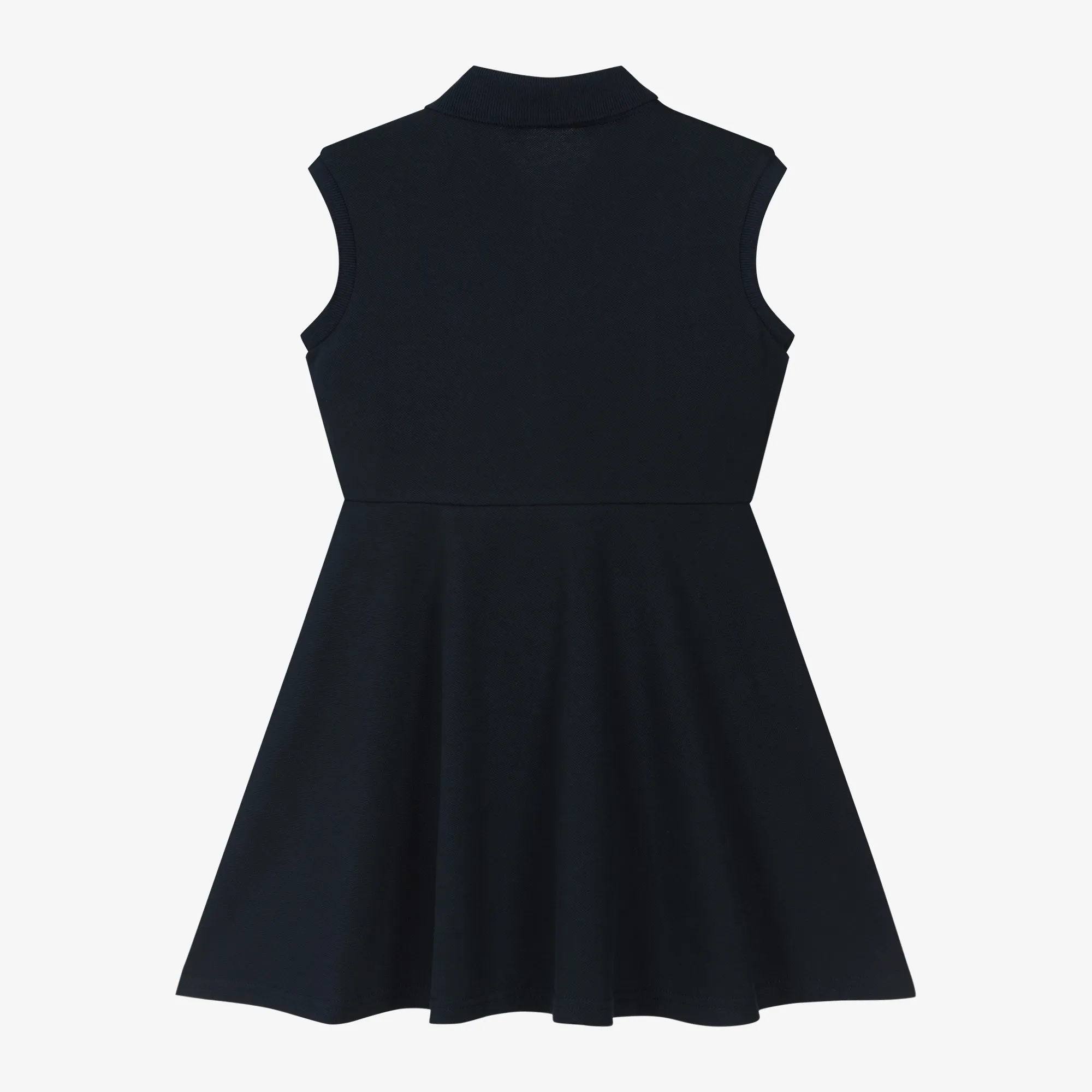 Girls Navy Blue Cotton Polo Dress