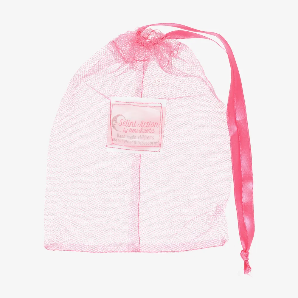 Girls Pink Tulle Bikini 