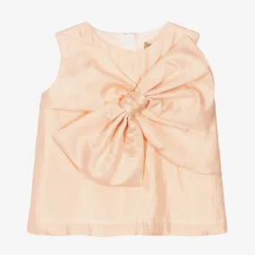Girls Pink Viscose Blouse 