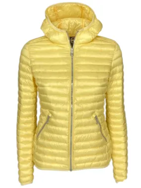 GIUBBINO DONNA GIALLO CON CAPPUCCIO