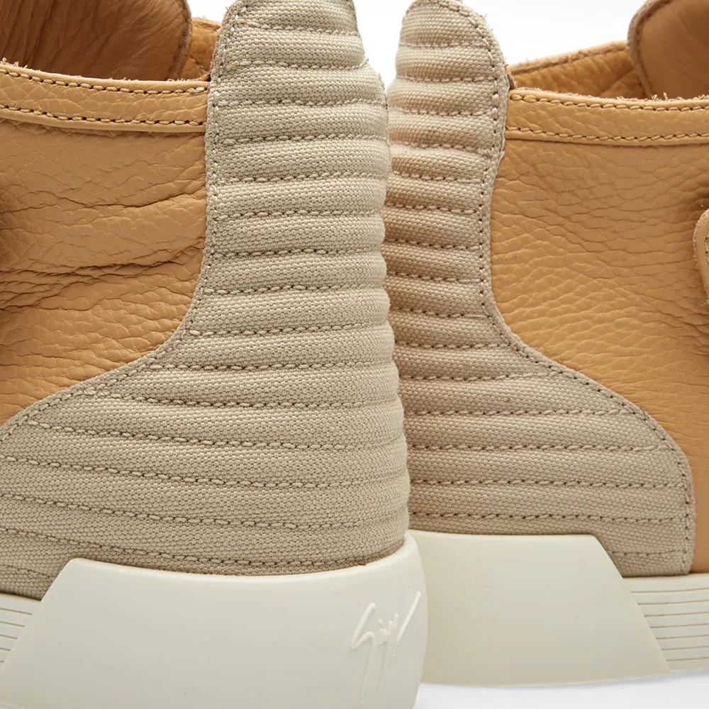 Giuseppe Zanotti Basketball Mid SneakerTan
