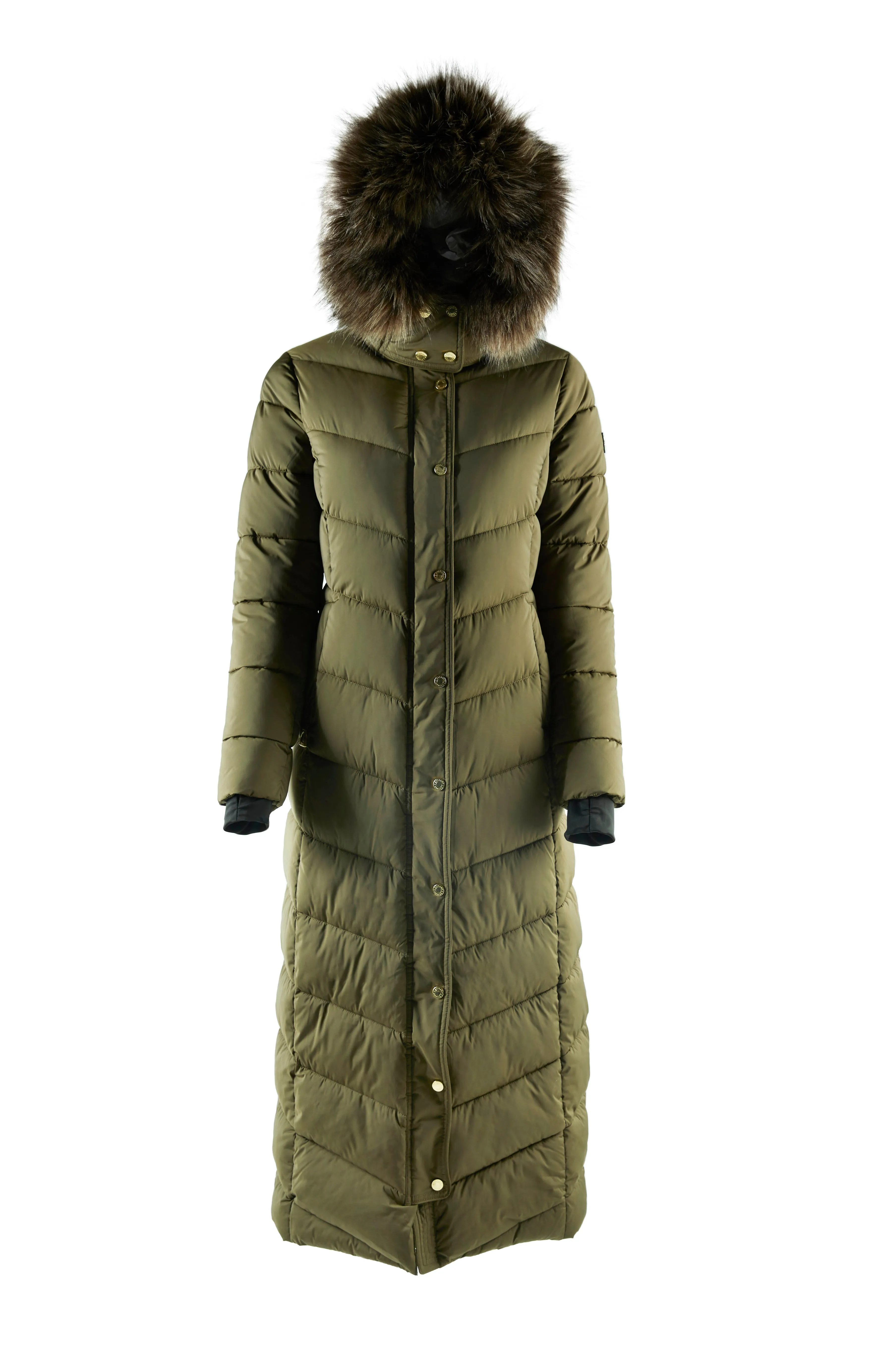 Glacier Full Length Puffer (Khaki)