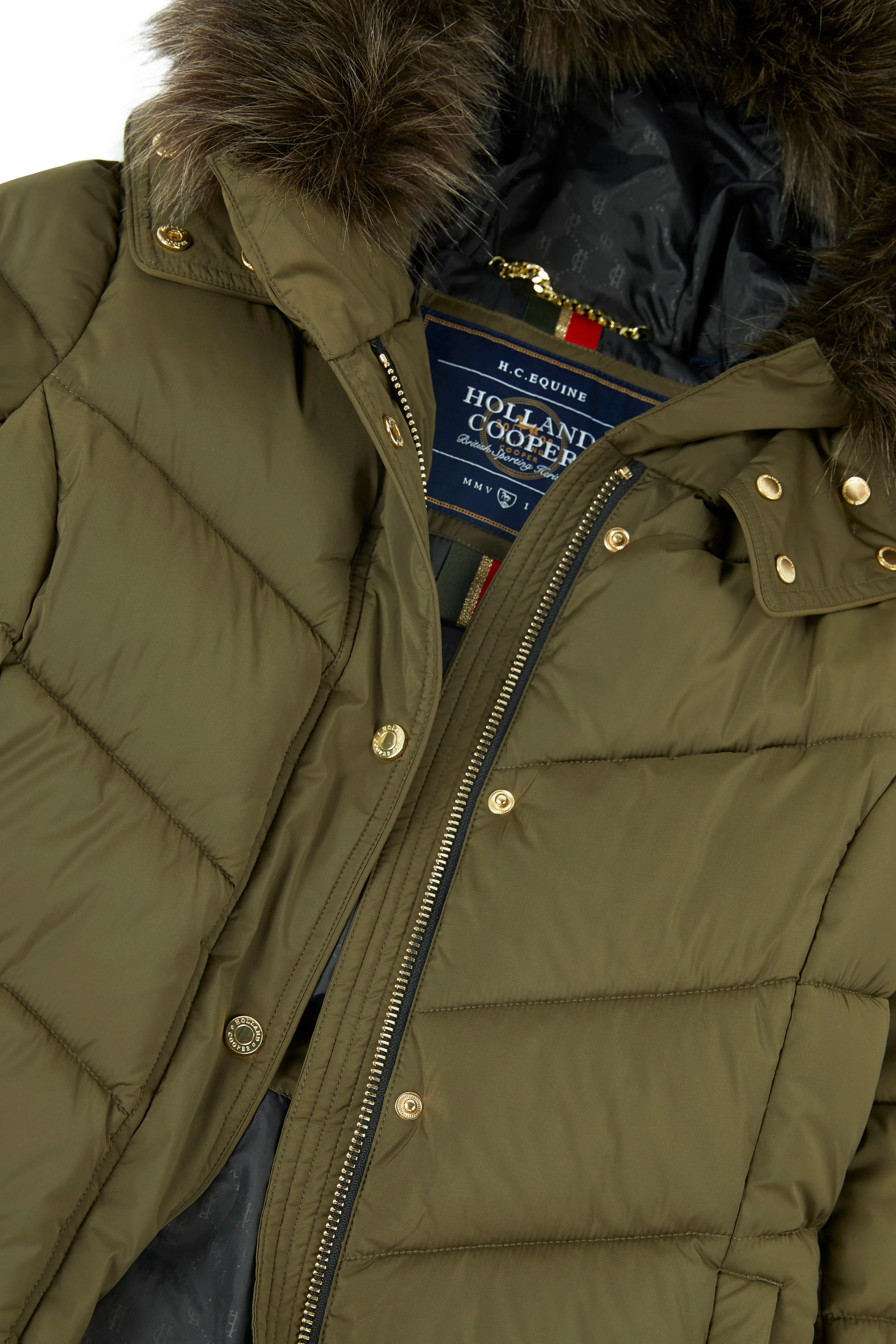 Glacier Full Length Puffer (Khaki)