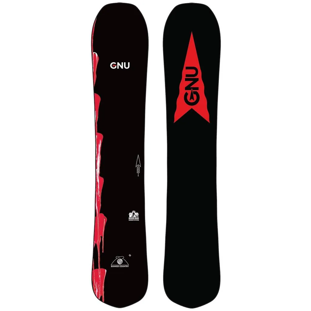 gnu banked country snowboard