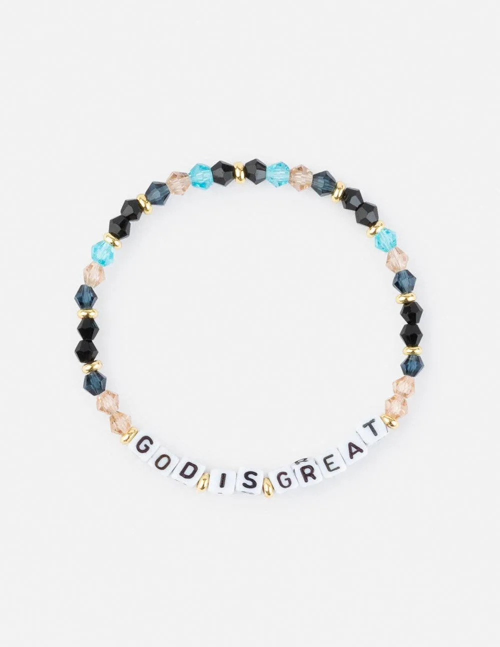 God is Great Letter Bracelet: Small