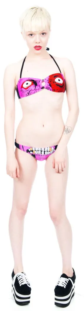 Gold Digger Zombie Chomper Bandeau Bikini-