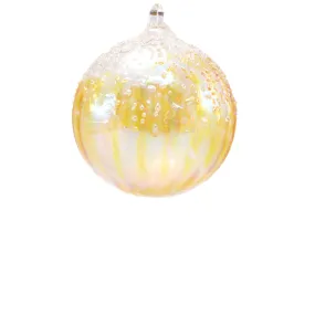 Gold Ice Cap Ornament