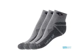 Golf Socks - 3 Pairs GREY COOLMAX