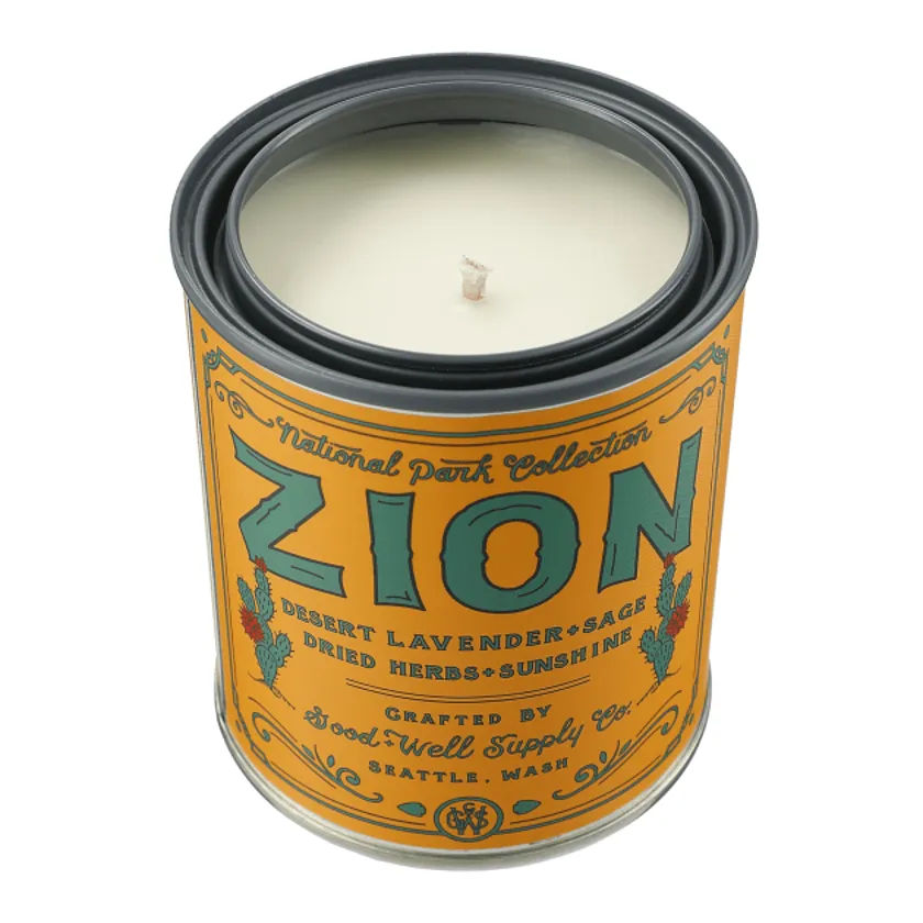 Good & Well Zion National Park Custom Candles