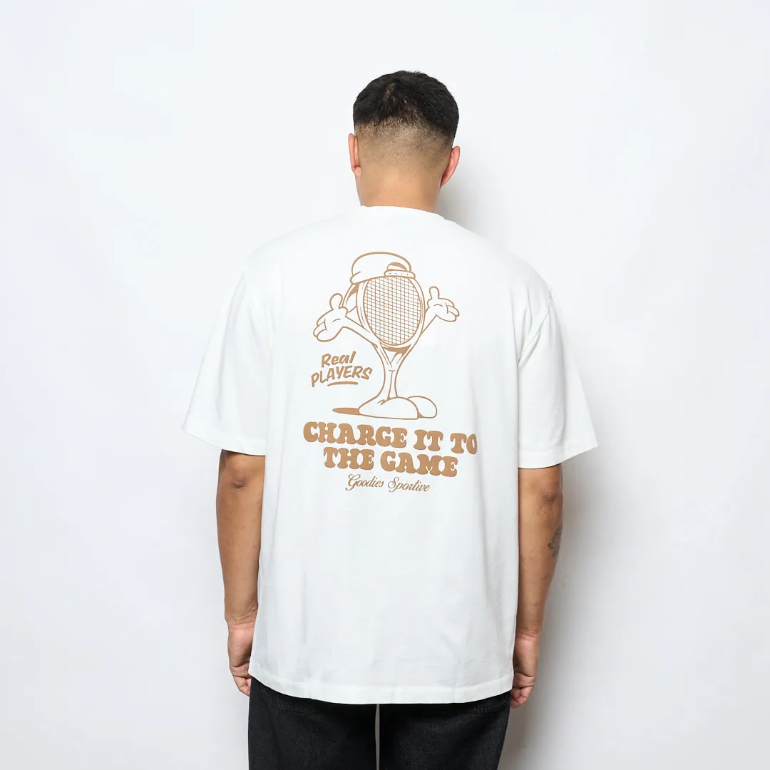 Goodies Sportive - Tennis Chocolate Tee (White)