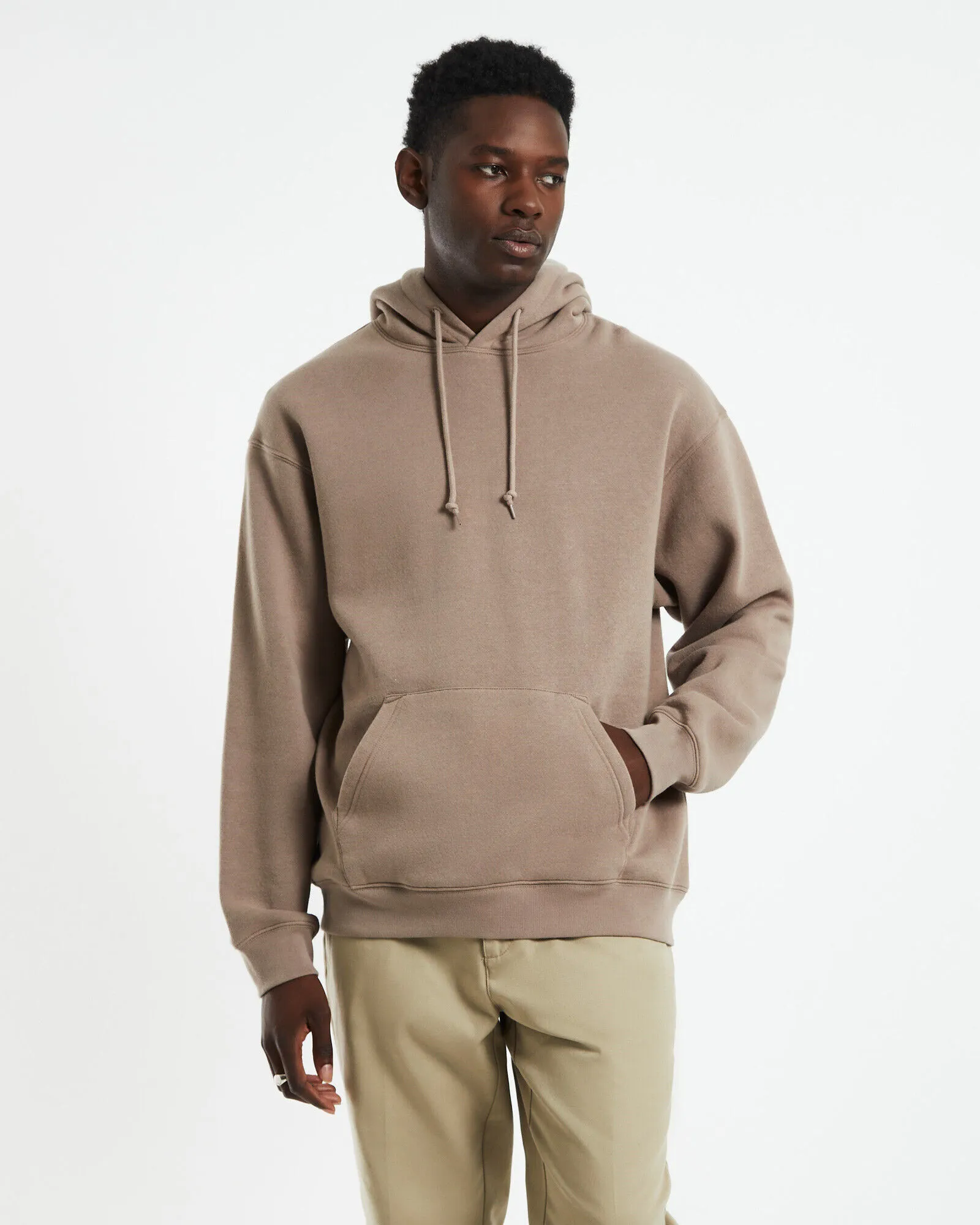 GP Co. Basics Hoodie Dust Brown