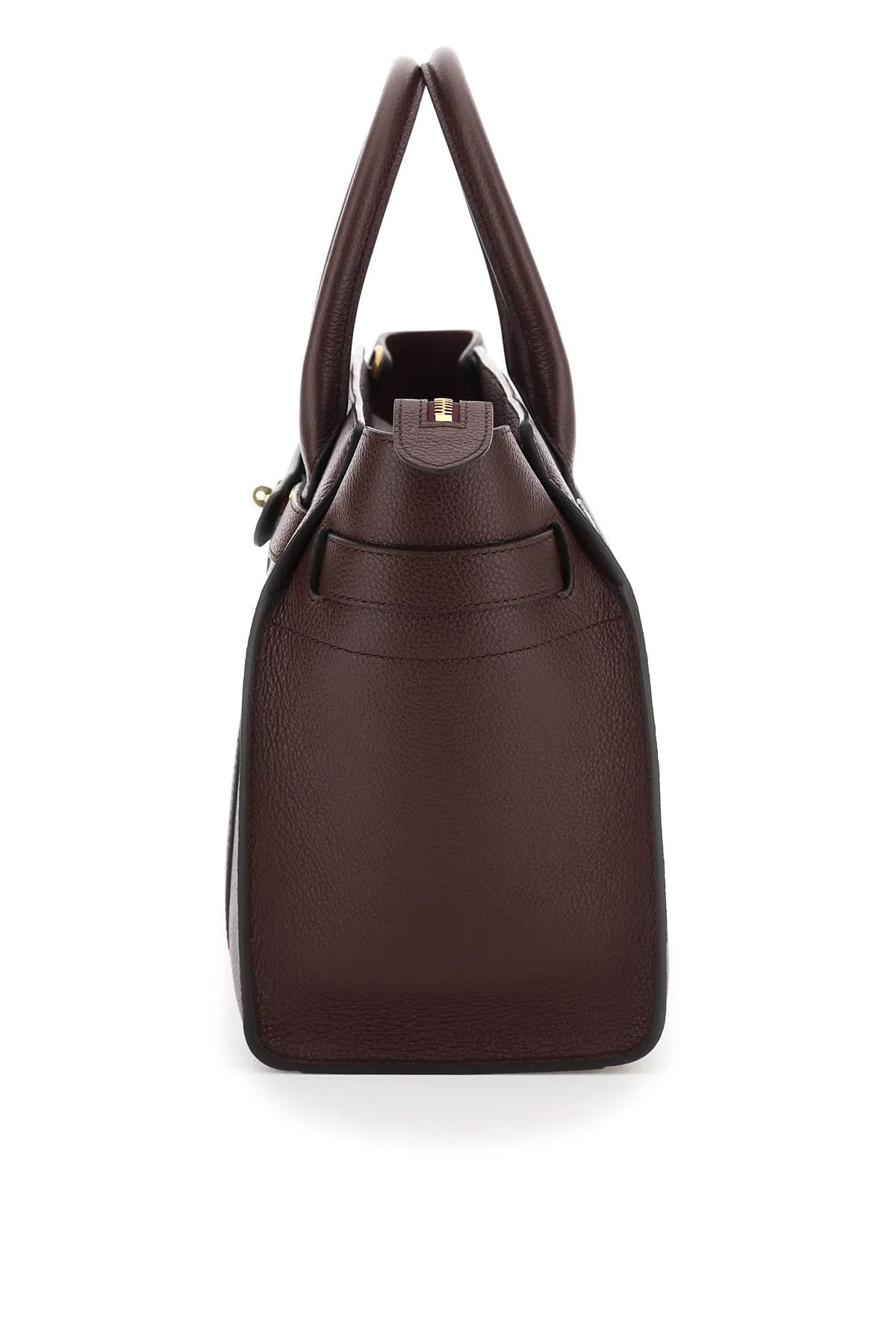 Grained Leather Small Zipped Bayswater Bag