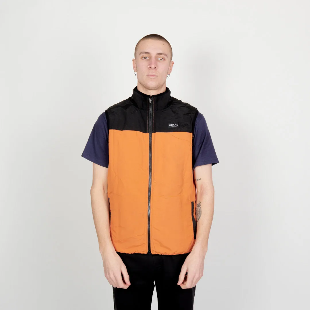 Grand Collection Reversible Vest - Black/Rust