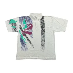 Graphic Tennis Polo Shirt - Large