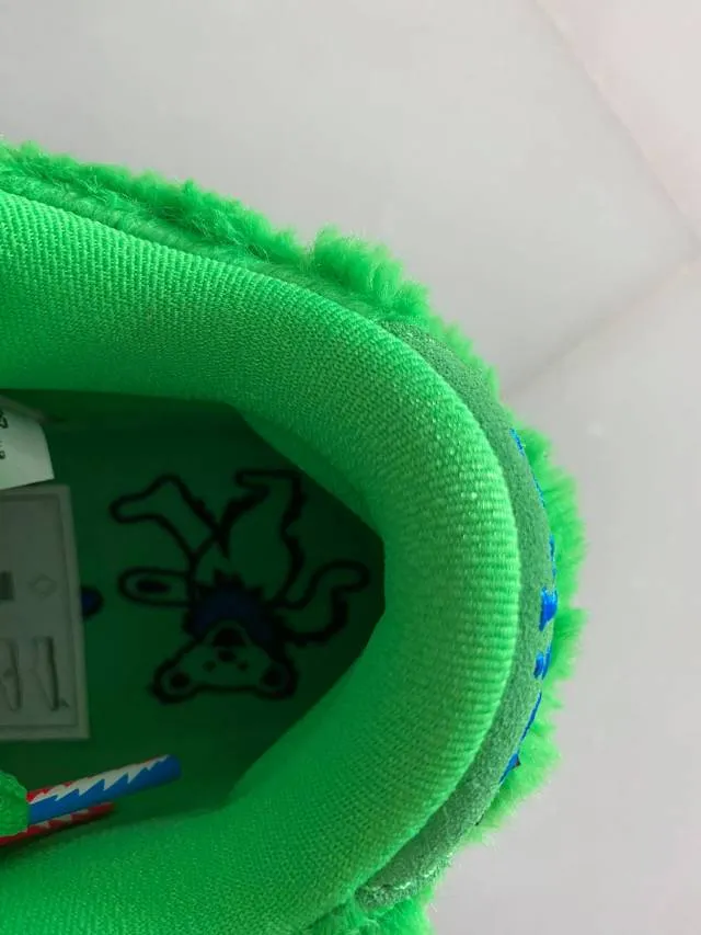 Grateful dead x nike sb dunk low green bear