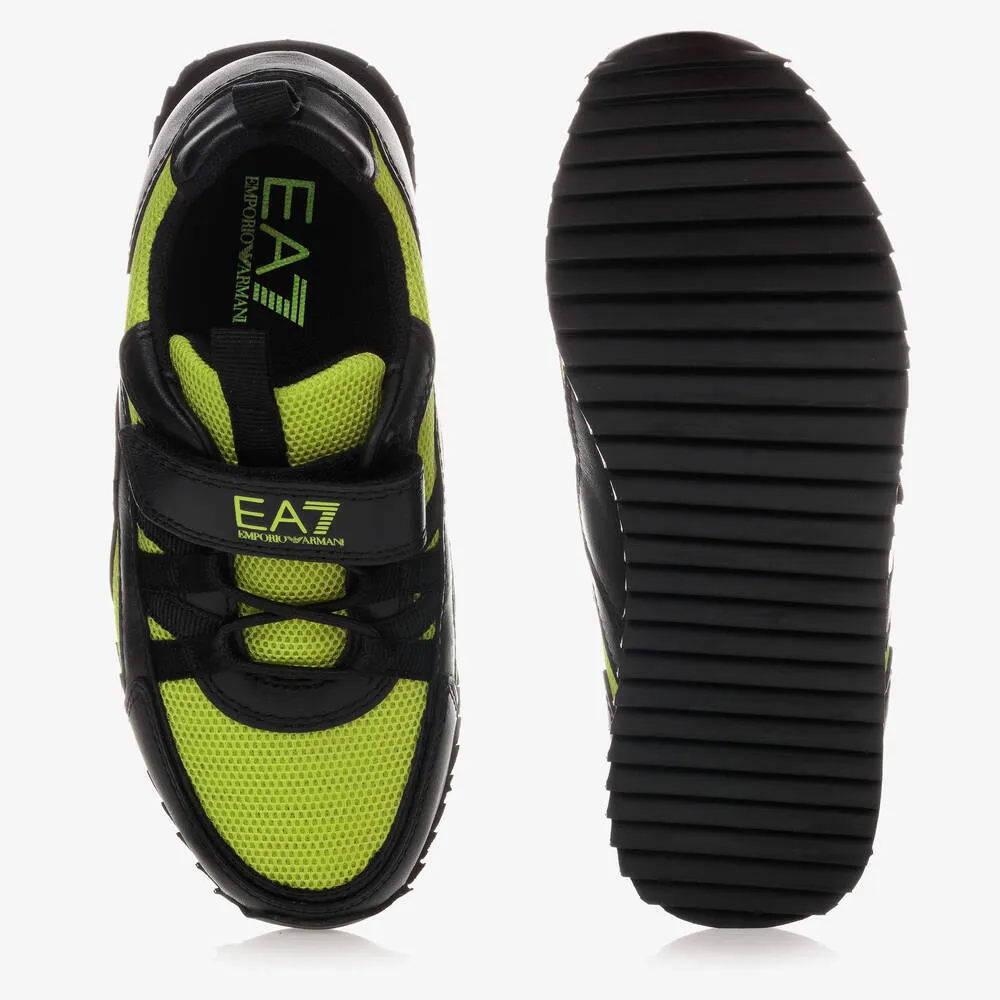Green & Black Logo Trainers