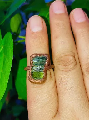 Green, Blue Tourmaline Size 7