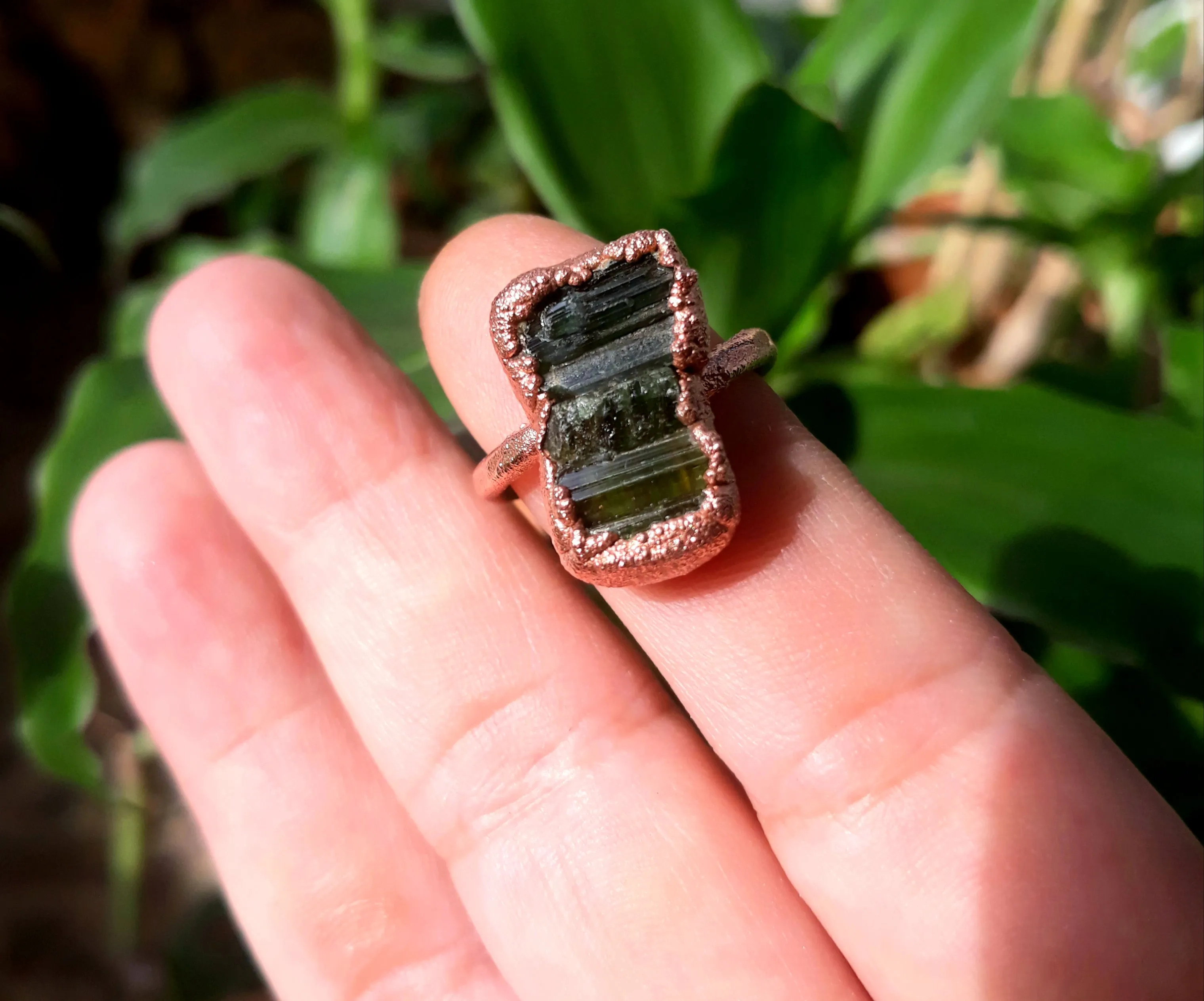 Green, Blue Tourmaline Size 7