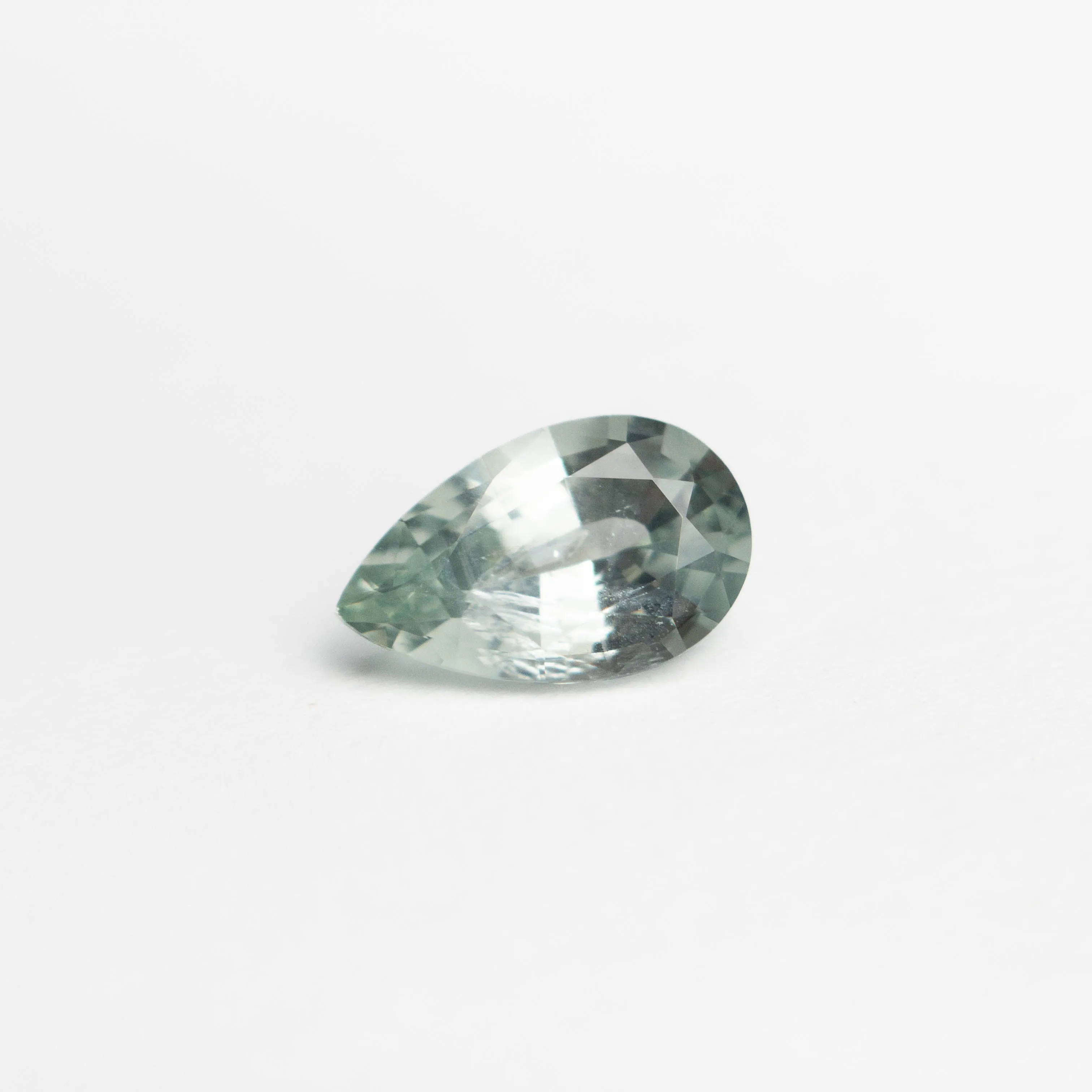 Green Brilliant Sapphire - 0.74ct Pear