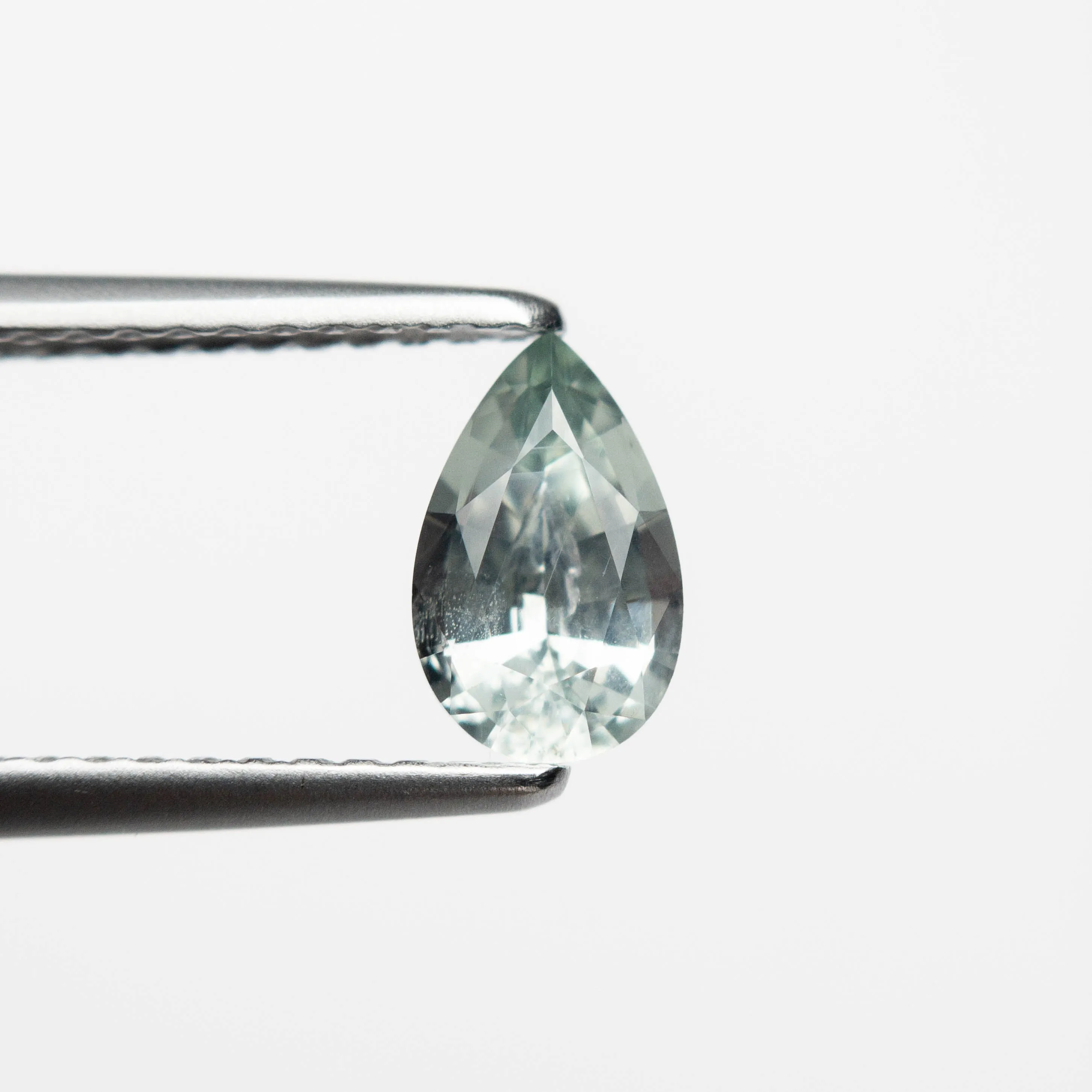 Green Brilliant Sapphire - 0.74ct Pear