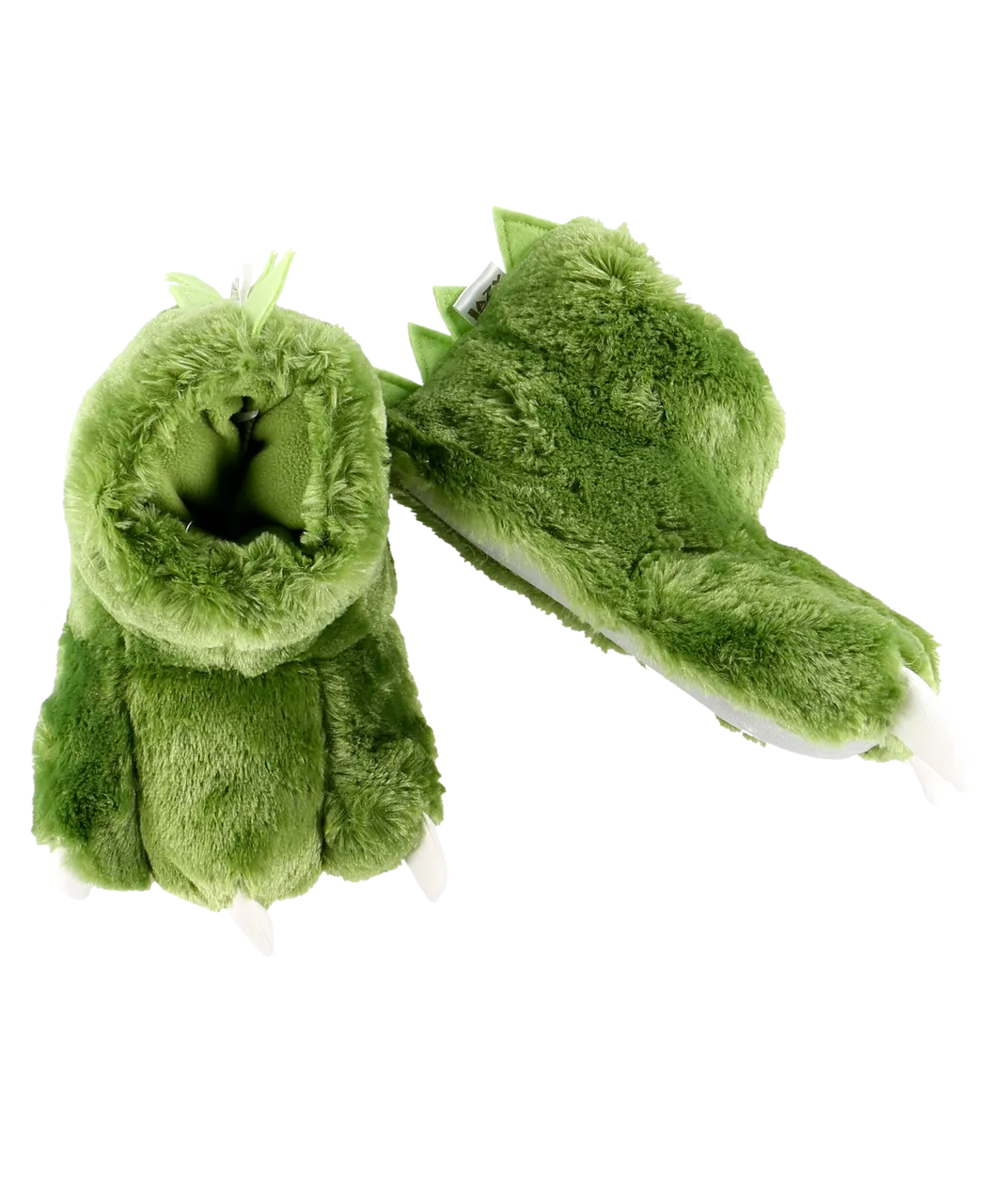 Green Dino Kids and Adult Paw Slipper