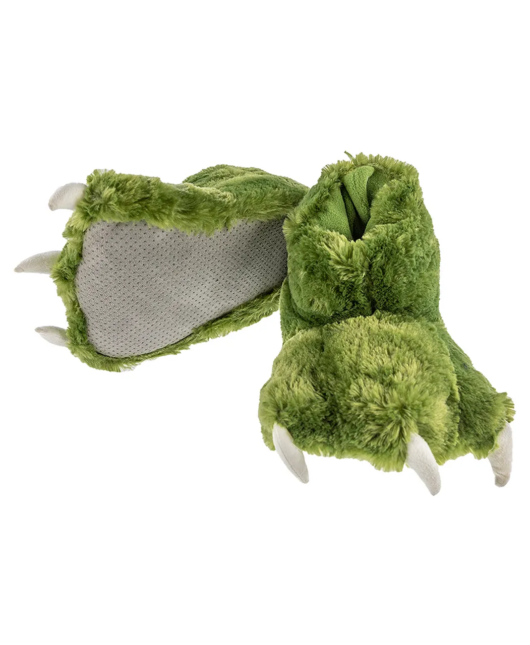 Green Dino Kids and Adult Paw Slipper