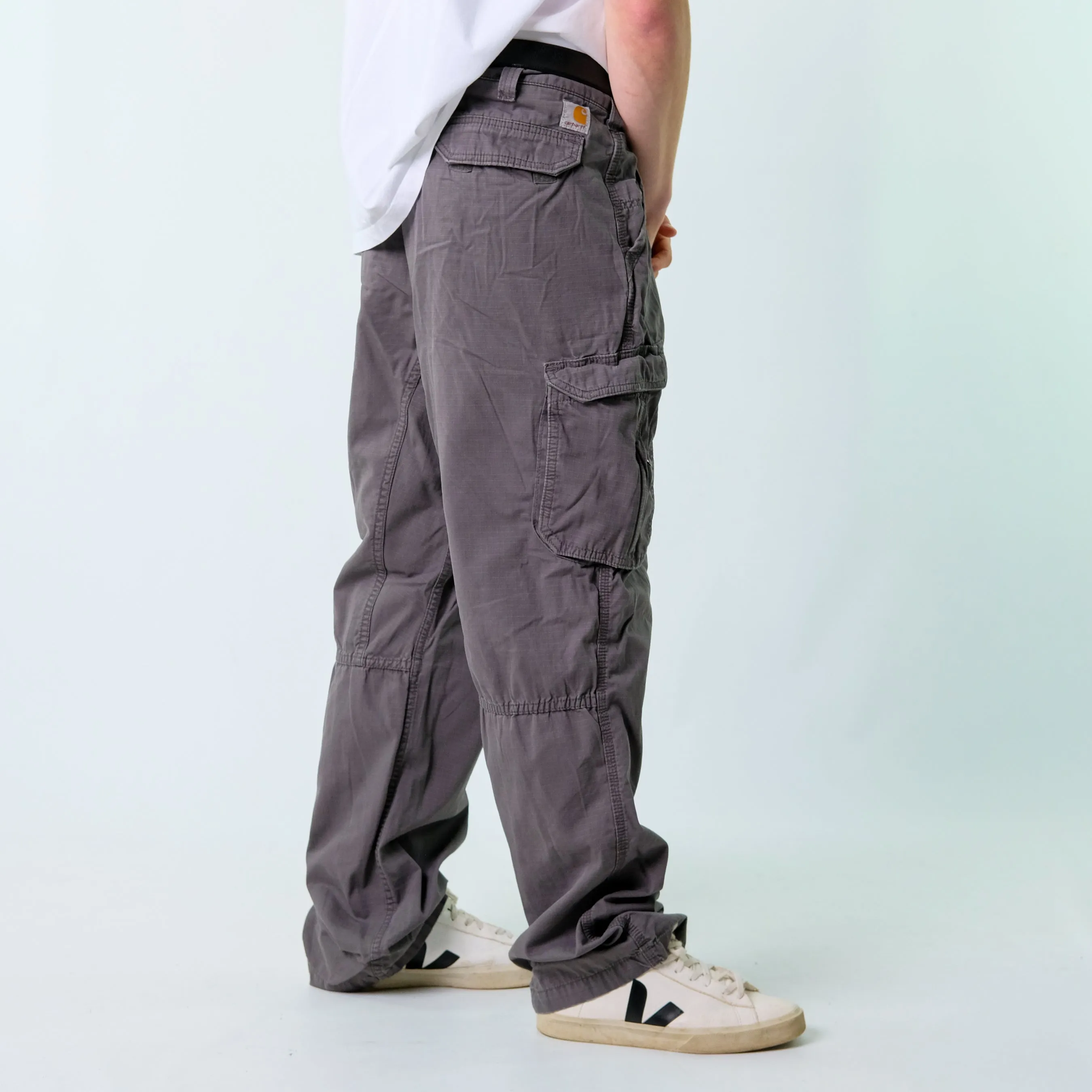 Grey y2ks Carhartt Ripstop Woven Cargo Pants Baggy Pants (40x34)