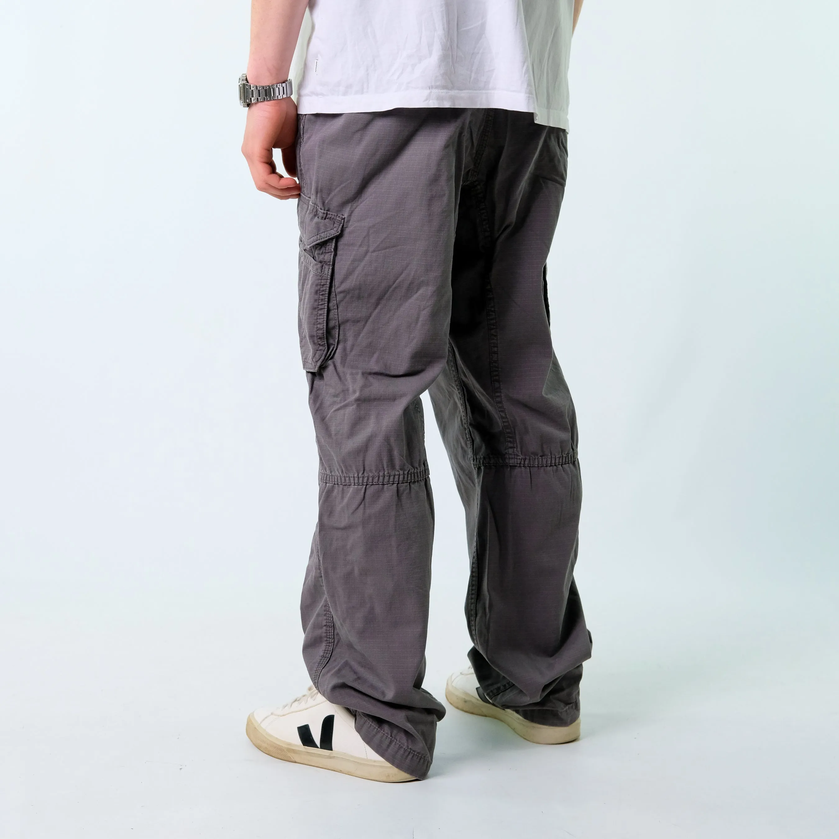 Grey y2ks Carhartt Ripstop Woven Cargo Pants Baggy Pants (40x34)