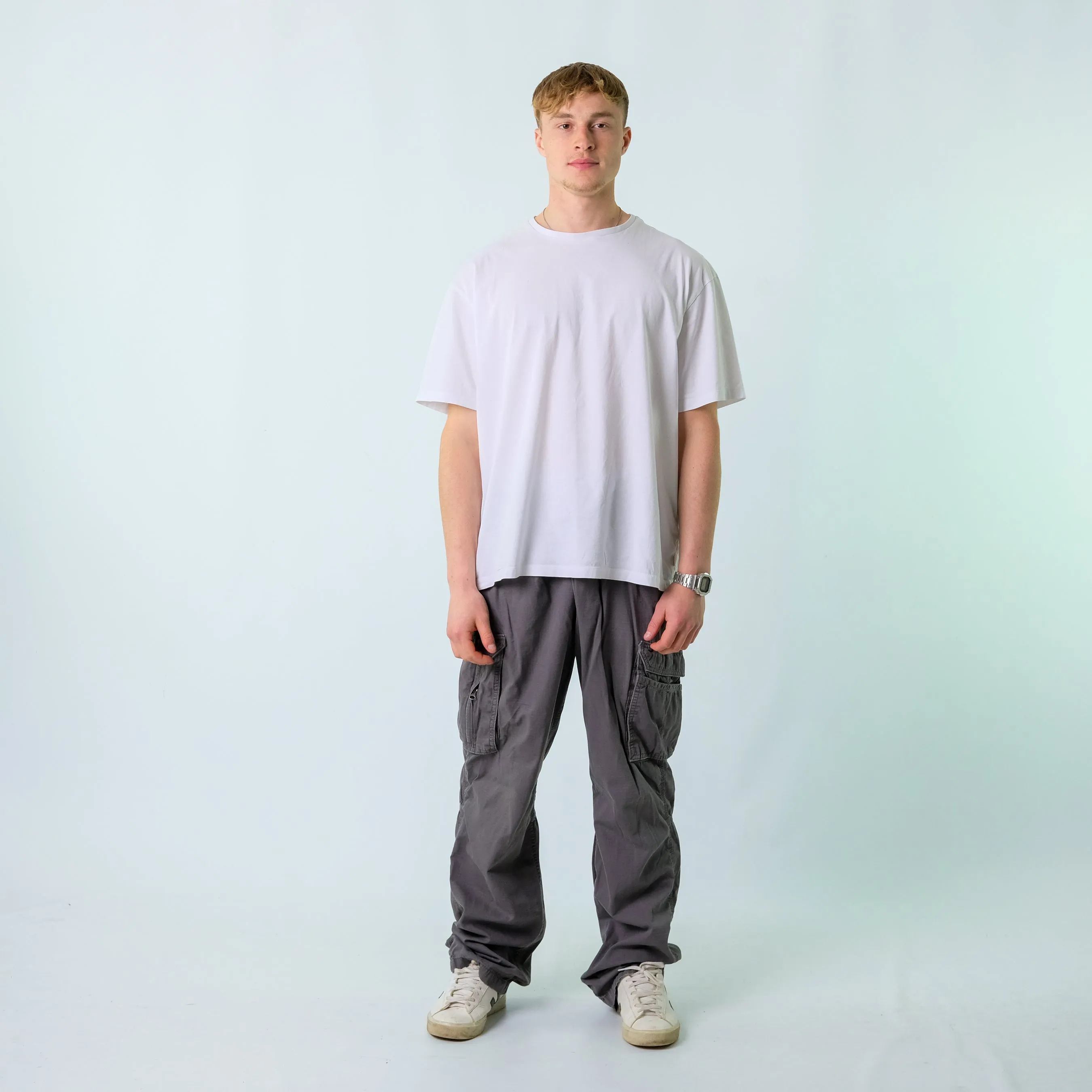 Grey y2ks Carhartt Ripstop Woven Cargo Pants Baggy Pants (40x34)