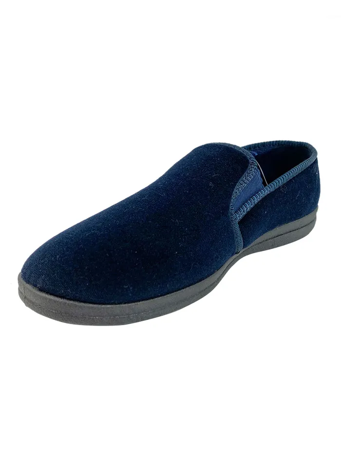 Grosby Mens slipper Percy Navy