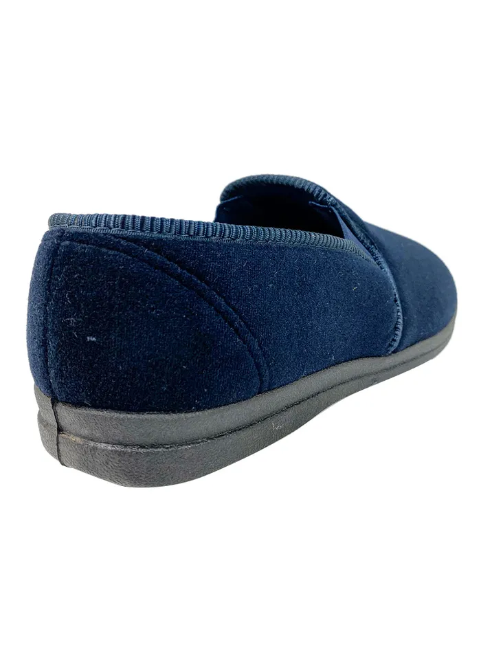Grosby Mens slipper Percy Navy