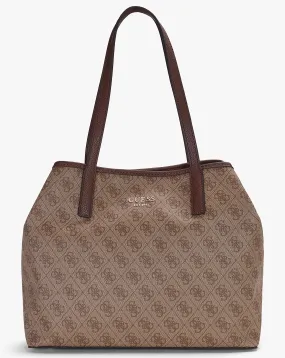 Guess Vikky II Latte Logo Tote Bag | Simply Be