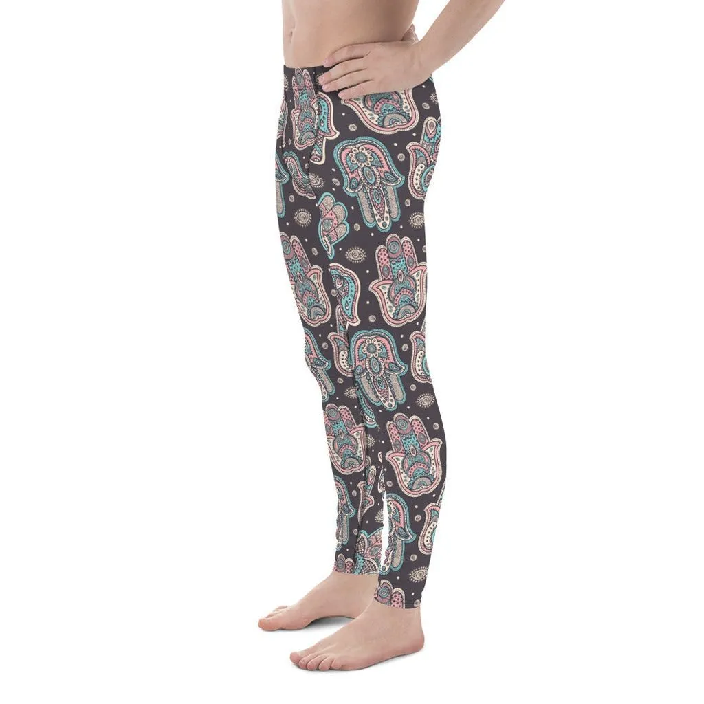 Hand Drawn Hamsa Men's Leggings