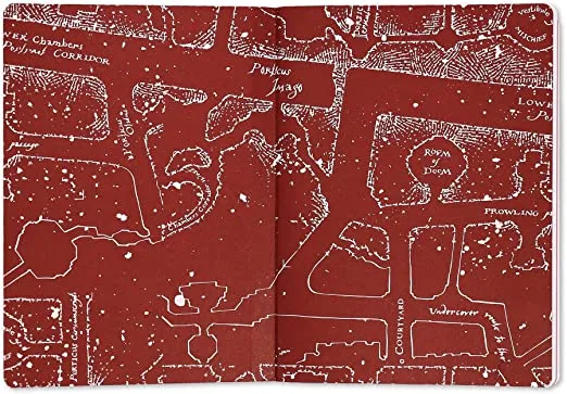 Harry Potter Marauders Map A5 Notebook
